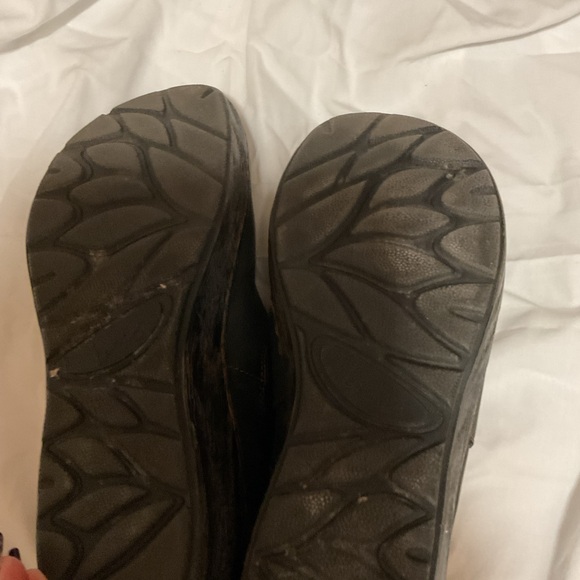 b.o.c. Black Leather Loafers Size 9M - Picture 7 of 15